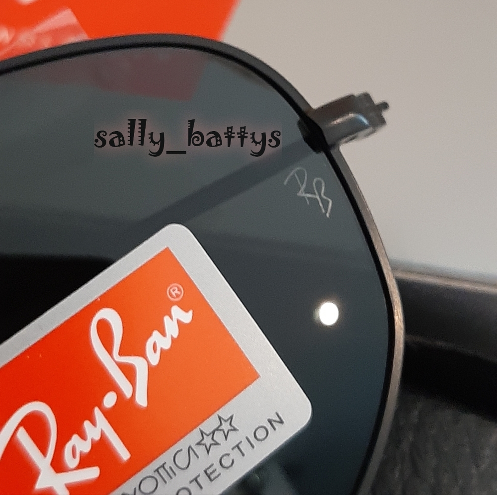 Ray-Ban (Store Display) Hexagonal All Black RB3548 - Picture 7 of 13